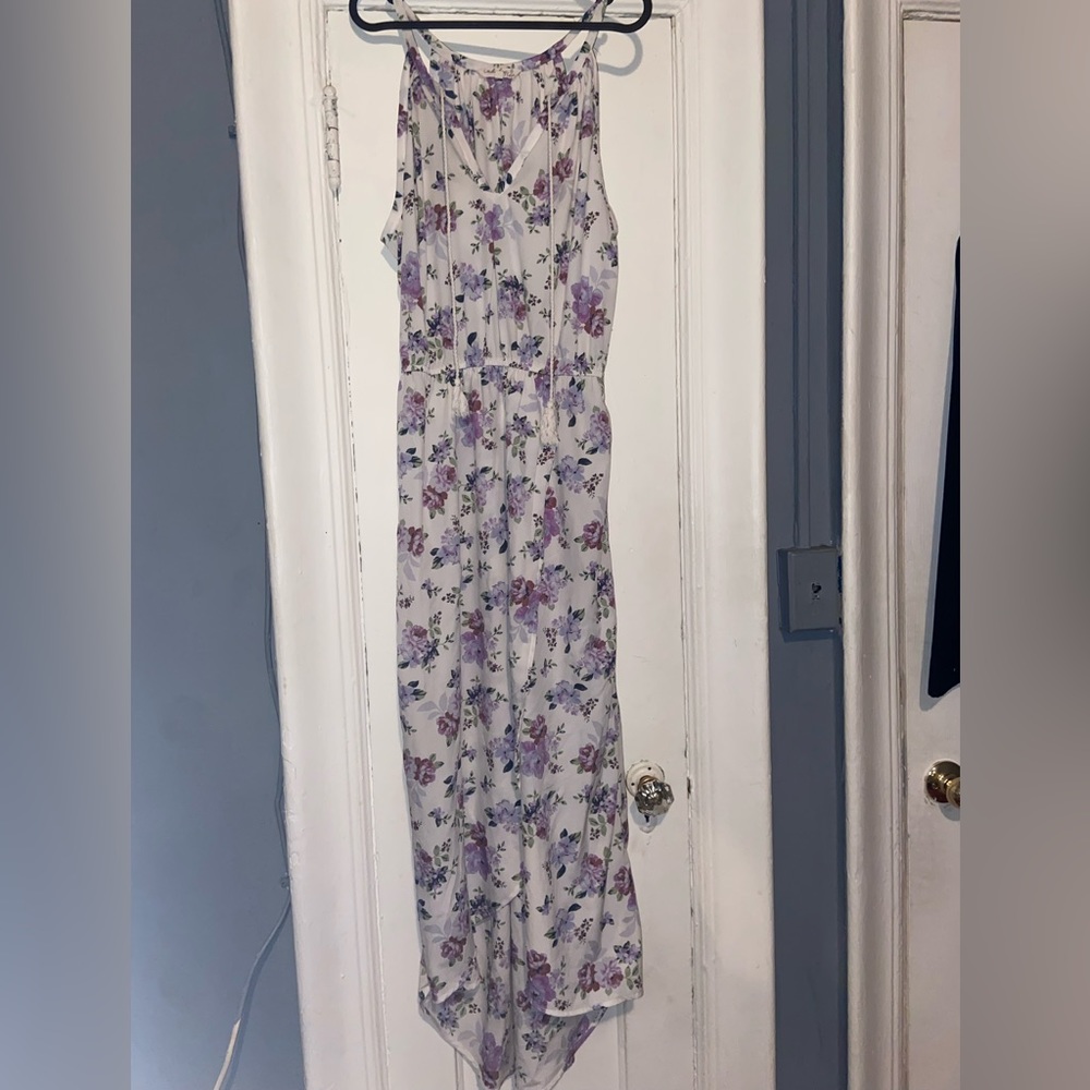 White Floral Sun Dress